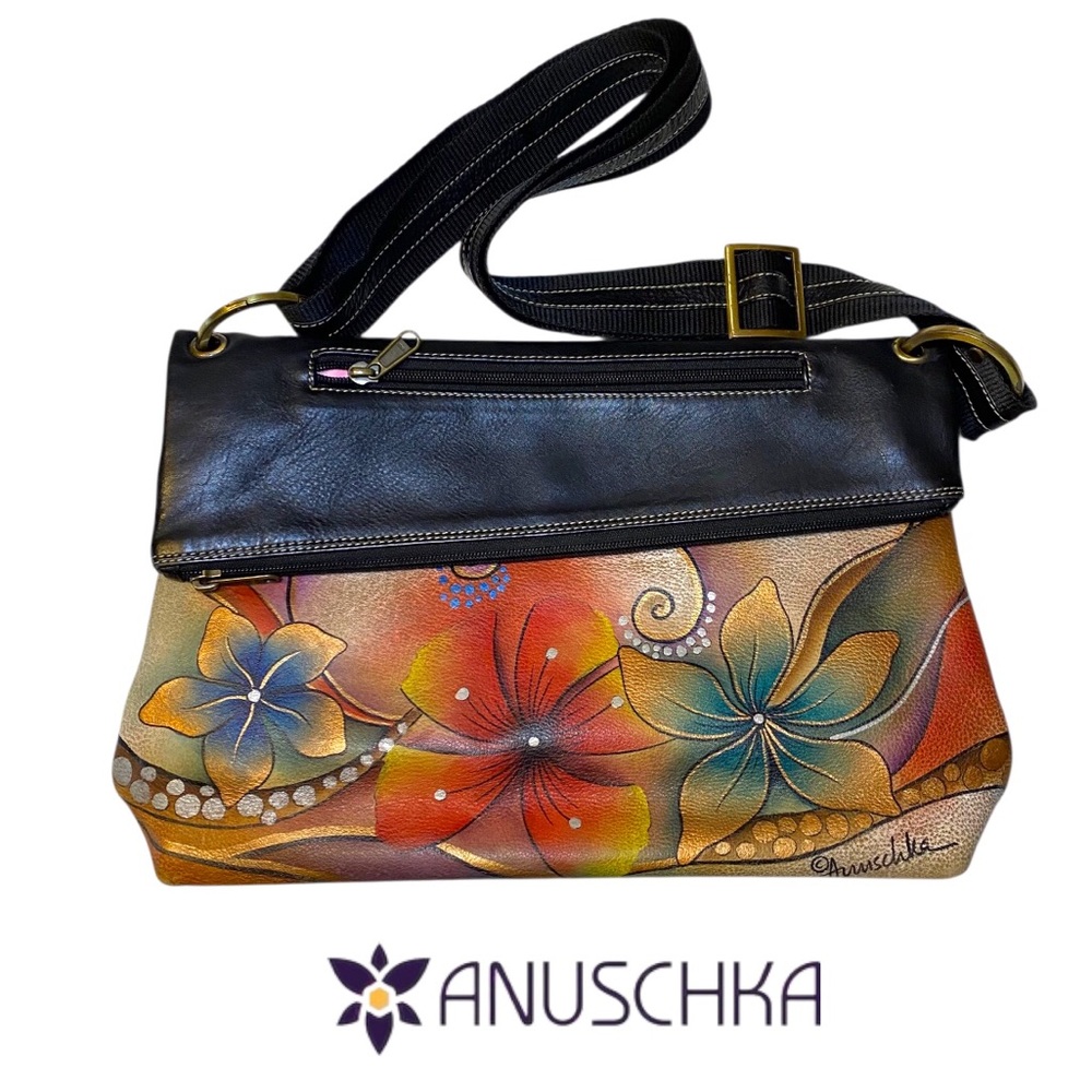 One of a Kind Gorgeous Anuschka Crossbody Bag